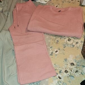 Comfrt Waffle Knit Lounge Set